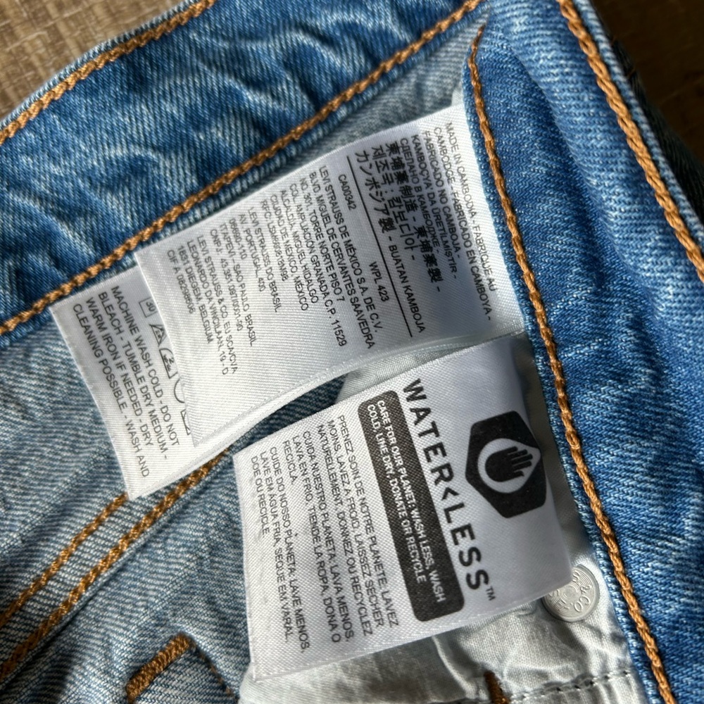 Levi's High Rise Blue Jeans - Picture 13 of 15